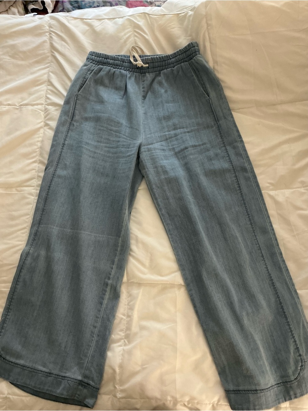 Three Birds Nest So Comfy Wide Leg Denim Pant